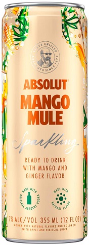 absolut mango mule cocktail 355 ml single can Okotoks Liquor delivery