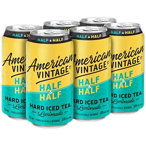 american vintage hard iced tea half & half 355 ml - 6 cans Okotoks Liquor delivery