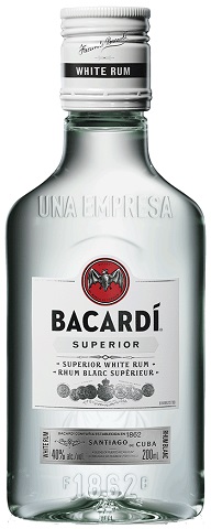 bacardi superior white rum 200 ml single bottle Okotoks Liquor delivery