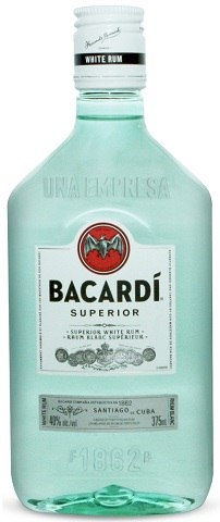 bacardi superior white rum 375 ml single bottle Okotoks Liquor delivery