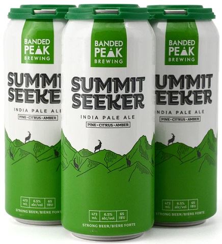 banded peak summit seeker ipa 473 ml - 4 cans Okotoks Liquor delivery