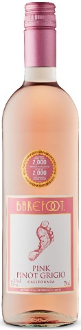 barefoot pink pinot grigio 750 ml single bottle Okotoks Liquor delivery