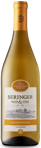 beringer main & vine chardonnay 750 ml single bottle Okotoks Liquor delivery