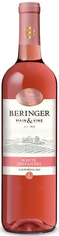 beringer main & vine white zinfandel 750 ml single bottle Okotoks Liquor delivery