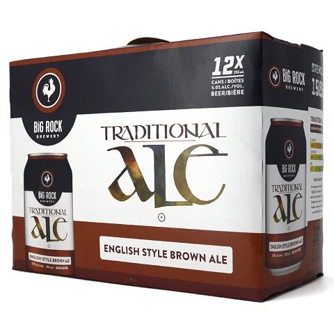 big rock traditional ale 355 ml - 12 cans Okotoks Liquor delivery