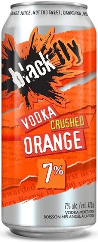 black fly vodka crushed orange 473 ml single can Okotoks Liquor delivery