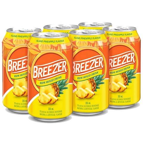 breezer island pineapple 355 ml - 6 cans Okotoks Liquor delivery