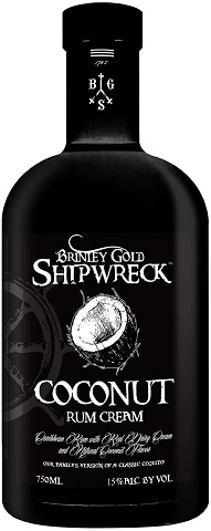 brinley gold shipwreck coconut rum cream 750 ml single bottle Okotoks Liquor delivery