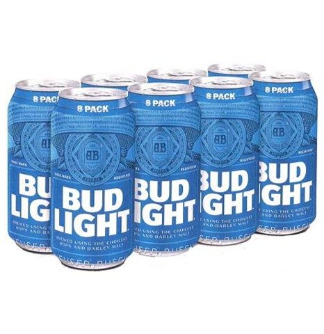 bud light 355 ml - 8 cans Okotoks Liquor delivery