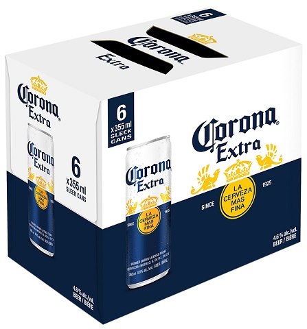 corona extra sleek 355 ml - 6 cans Okotoks Liquor delivery