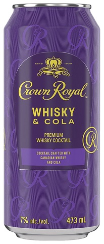 crown royal whisky & cola 473 ml single can Okotoks Liquor delivery