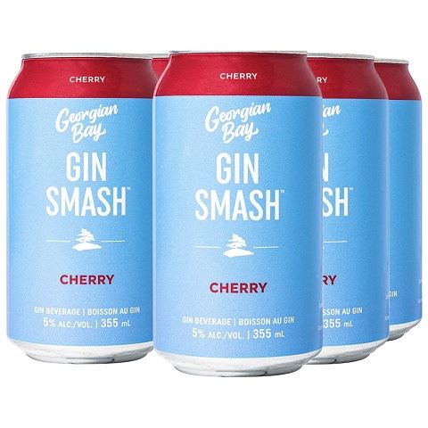 georgian bay cherry gin smash 355 ml - 6 cans Okotoks Liquor delivery