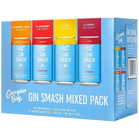georgian bay gin smash pack 355 ml - 12 cans Okotoks Liquor delivery