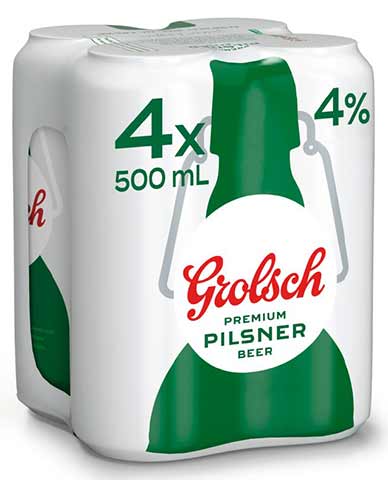 grolsch premium pilsner 500 ml - 4 cans Okotoks Liquor delivery