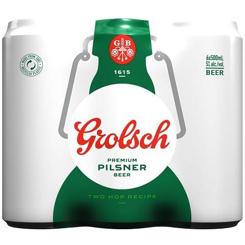 grolsch premium pilsner 500 ml - 6 cans Okotoks Liquor delivery