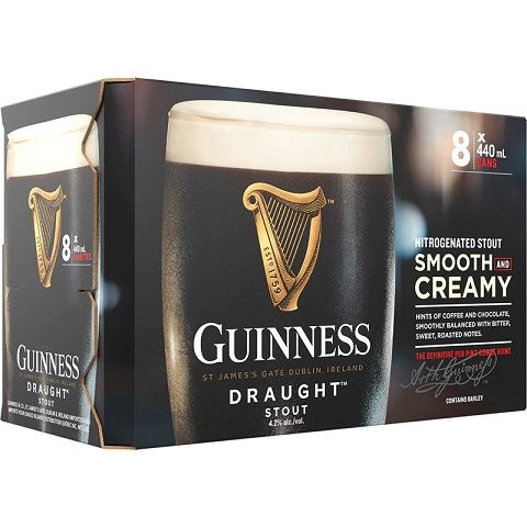 guinness draught 440 ml - 8 cans Okotoks Liquor delivery