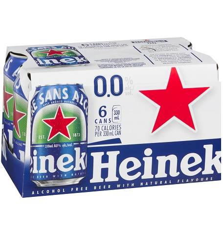 heineken 0.0 330 ml - 6 cans Okotoks Liquor delivery