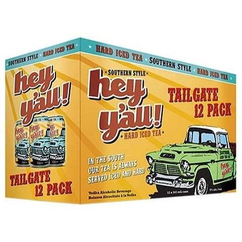hey y'all tailgate hard ice tea 341 ml - 12 cans Okotoks Liquor delivery