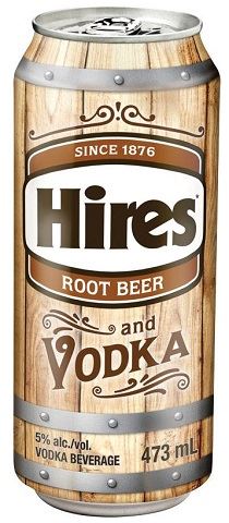 hires root beer & vodka 473 ml single can Okotoks Liquor delivery