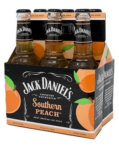 jack daniel's country cocktails southern peach 296 ml - 6 bottles Okotoks Liquor delivery