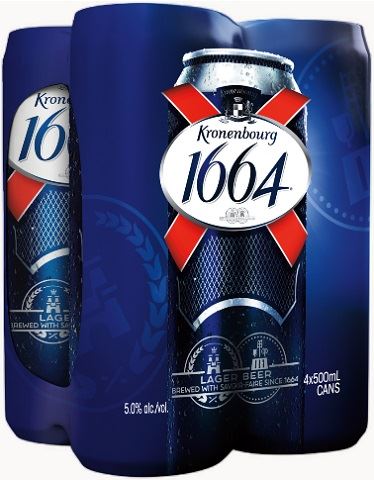 kronenbourg 1664 500 ml - 4 cans Okotoks Liquor delivery
