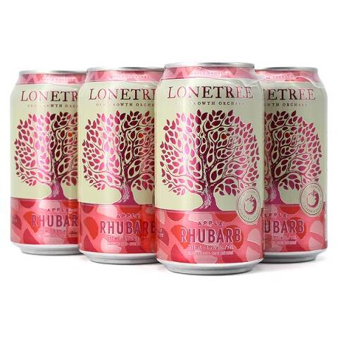 lonetree rhubarb apple cider 355 ml - 6 cans Okotoks Liquor delivery