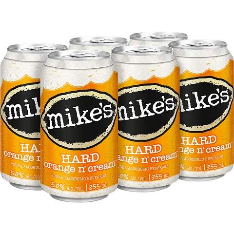 mike's hard orange and cream 355 ml - 6 cans Okotoks Liquor delivery