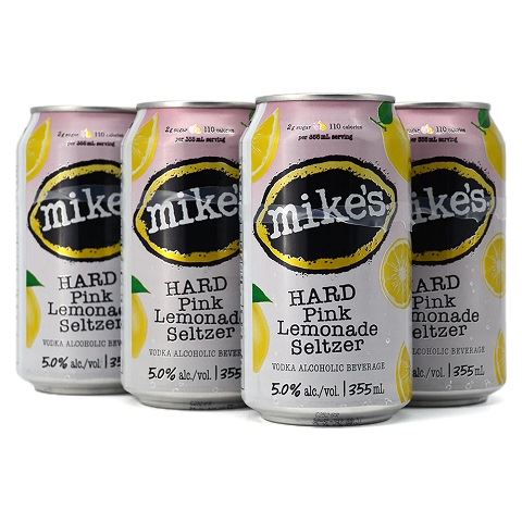 mike's hard pink lemonade seltzer 355 ml - 6 cans Okotoks Liquor delivery