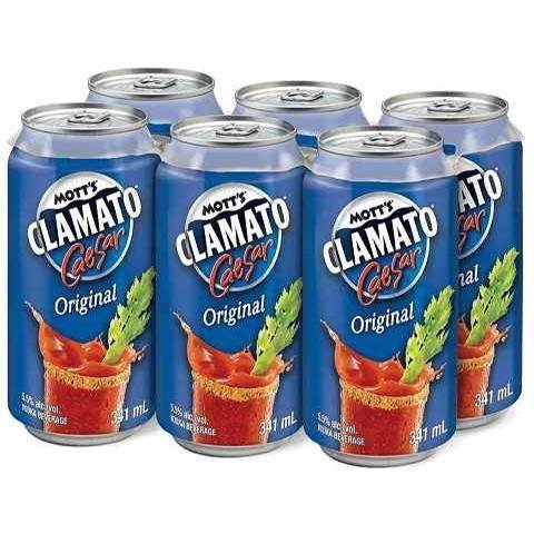 mott's clamato caesar original 341 ml - 6 cans Okotoks Liquor delivery