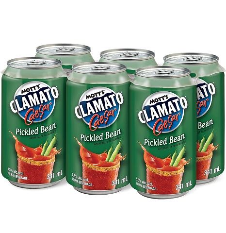 mott's clamato caesar pickled bean 341 ml - 6 cans Okotoks Liquor delivery