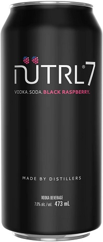 nütrl 7 vodka soda black raspberry 473 ml single can Okotoks Liquor delivery