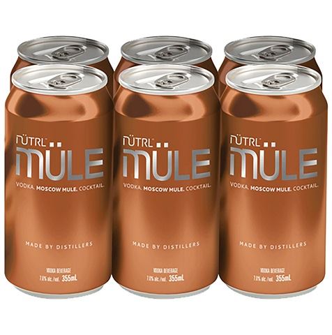 nütrl moscow mule 355 ml - 6 cans Okotoks Liquor delivery
