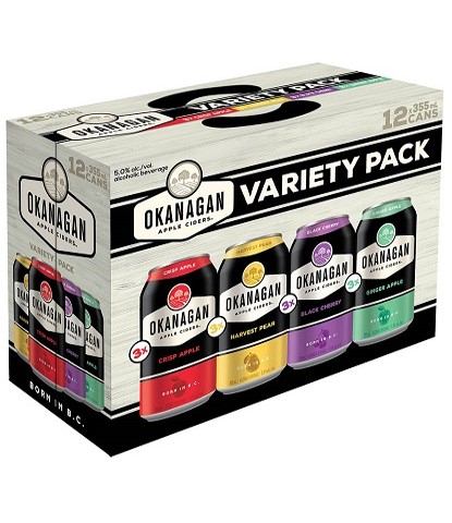 okanagan cider variety pack 355 ml - 12 cans Okotoks Liquor delivery