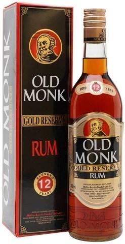 old monk gold reserve 12 year old rum 750 ml single bottle Okotoks Liquor delivery