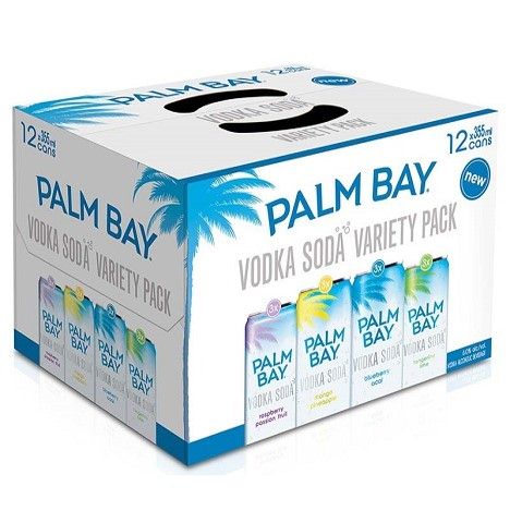 palm bay vodka soda variety pack 355 ml - 12 cans Okotoks Liquor delivery