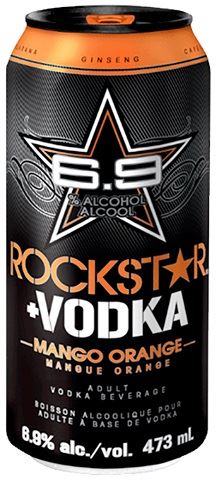 rockstar vodka mango orange 473 ml single can Okotoks Liquor delivery